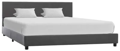 Productafbeelding van vidaXL Bedframe, grijs, kunstleer, 160x200 cm