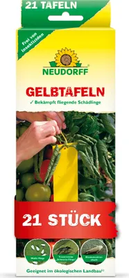 Produktbild von Neudorff Gelbtafeln (kleinformatig) 7,50 x 20 cm 21 Stk. insektizid frei