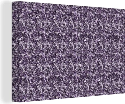 Produktbild von OneMillionCanvasses® - Leinwandbilder - 150x100 cm, Muster - Granit - Textur, Wandbilder Kunstdruck Wanddekoration - Foto auf Leinwand - Gemälde auf Holzrahmen