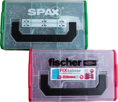 Produktbild von FISCHER | SPAX Dübel- & Schraubenset (913 Teile)