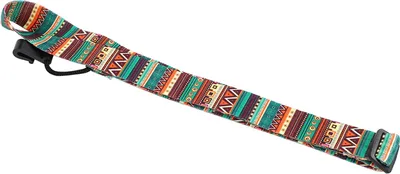 Produktbild von Dilwe Ukulele Strap, verstellbares Nylon b?hmischen stilvollen Universal Strap Grtel Sling mit Haken fr Ukulele Mini Gitarre Zubeh?r TeileTaschen & Gurte