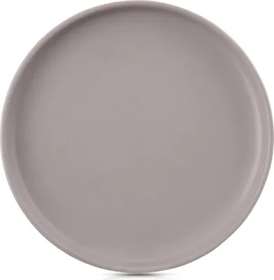 Produktbild von Keramik-Speiseteller, grau, 26,5 cm, mikrowellengeeignet