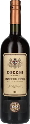 A bottle of Cocchi Storico di Torino Vermouth.