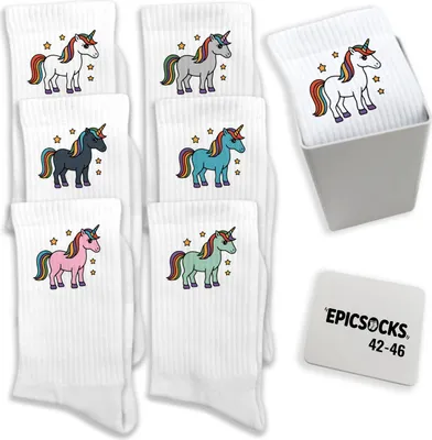 Produktbild von epicsocks Unicorn Dreams Socken in 42-46 im