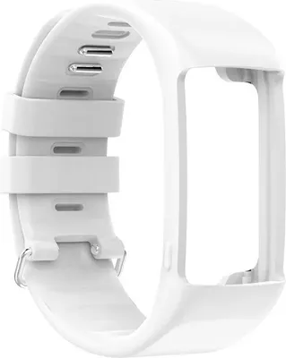Produktbild von INF Silikon-Ersatzarmband für Polar A360 A370 Weiß