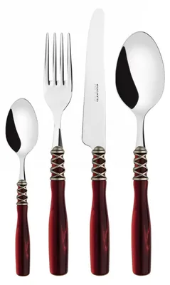 Obrázok produktu pre ARIANNA Príborová súprava 24 ks, antik striebro, kompaktná krabička, Casa Bugatti