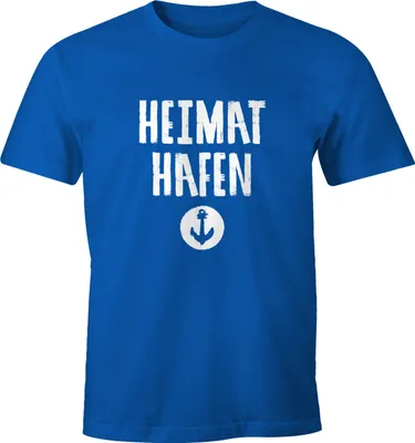 Produktbild von Herren T-Shirt Heimathafen Anker Moonworks®  XXL