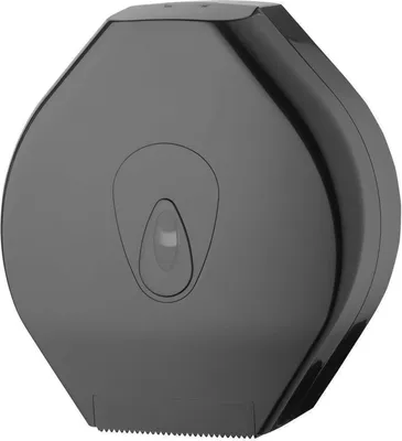Produktbild von PlastiQline Großrollenspender MAXI - Toilettenpapierspender - schwarz - grau