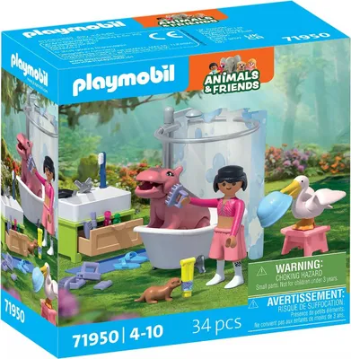 Produktbild von PLAYMOBIL 71950 Tierischer Badespaß