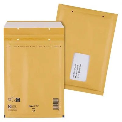 Produktbild von aroFOL® WIN 460147 Luftpolstertaschen 4/D braun für DIN A5, 100 St.