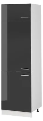 Zdjęcie produktu dla Wysoka szafa Vicco R-Line Antracyt połysk/Biały 60 cm, Model 63174