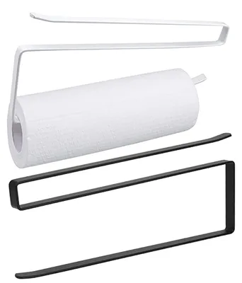 Keukenrolhouder ohne Bohren, 27 cm, weiß, unter Schrank montierbar