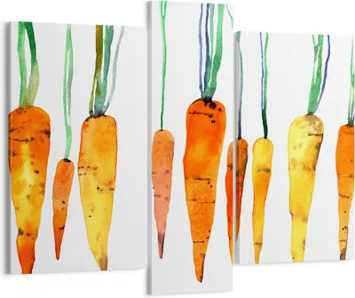 Produktbild von Bild auf Leinwand - Leinwandbild - Karotte Gemüse - 95x80cm - Wand Bild - Wanddeko - Wandbilder - Leinwanddruck - Bilder - Kunstdruck - Wanddekoration - Leinwand bilder - Wandkunst - CB95x80-3826