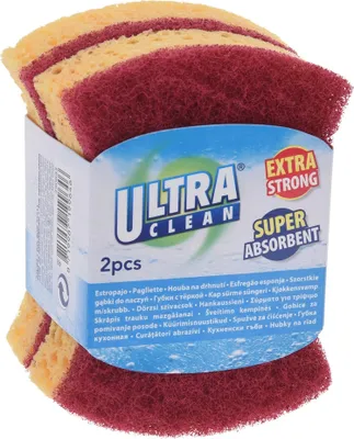 Produktbild von Set mit 2 Schwämmen von Koopman Excellent Houseware, rot