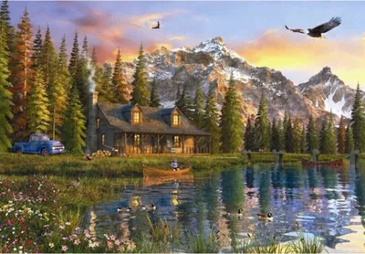Image de Casse-tête ANATOLIEN Roubenka au bord du lac 2000 pièces