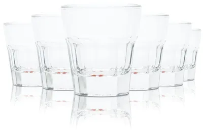 Produktbild von 6x Horse With No Name Whiskey Glas 4cl Shotglas Stamperglas Kurze Gläser Set