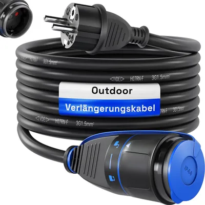 Produktbild von hb-digital 25m Strom Verlängerungskabel für Außenbereich H07RN-F IP44