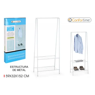 Produktbild von Garderobe mit Einlegeboden Confortime (59 x 32 x 152 cm)