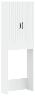 Produktbild von vidaXL Toilettenschrank HOORN Weiß 66 x 25,5 x 190 cm Holzwerkstoff
