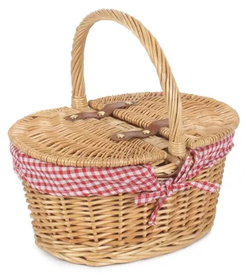 Image de Panier de pique-nique pour enfants, avec couvercle et poignée
