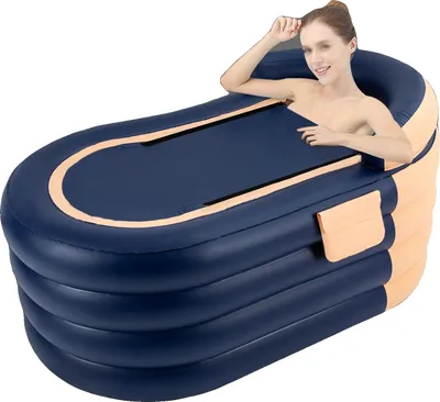 Zdjęcie produktu dla Nadmuchiwana wanna dla dorosłych, elektryczna pompka powietrza, ergonomiczna konstrukcja, 220V