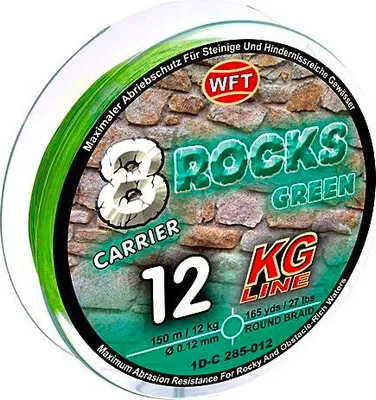 Produktbild von WFT 8 Rocks KG Line 300m 0,30mm 26kg, Farbe:Grün