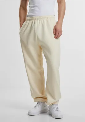 Image de Kalhoty Urban Classics Pantalon de survêtement molletonné blanc - XL