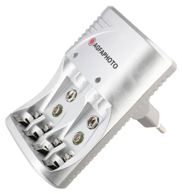 Produktbild von Agfaphoto Akku NiMH, Universal Ladegerät, Value Energy ohne Akkus, für AA/AAA/9V