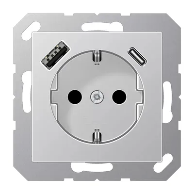 Obrázok produktu pre JUNG A1520-15CAAL, Typ F, Plast, IP20, 16 A, 50/60 Hz, 5 V