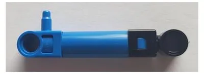 Productafbeelding van LEGO Blau Pneumatische pomp, klein (6L), versie 2 met versterkte cilinder (26670c01) – nieuw