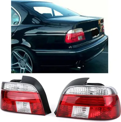 Produktbild von Klarglas Rückleuchten rot weiß Kristall für BMW 5er E39 Limousine 95-00