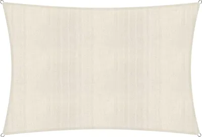 Produktbild von Lumaland Sonnensegel Rechteck 2 x 3 m UV Sonnenschutz HDPE creme