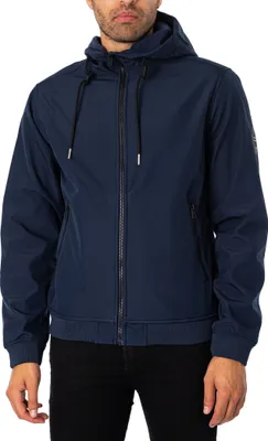 Produktbild von Jack & Jones Einfache Softshelljacke, Blau XXL