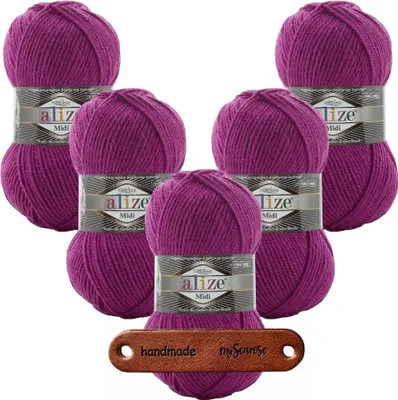 Produktbild von 5 x ALIZE Superlana Midi 209 mit Label