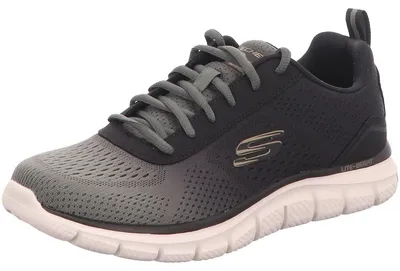 Produktbild von Skechers Men's Track Ripkent Sneaker, Olive Textile/Black Trim, 7.5 UK