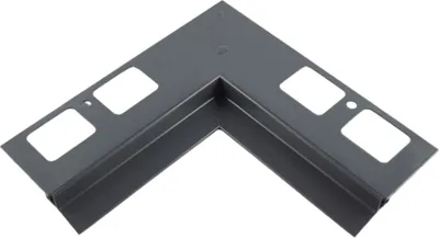 Produktbild von Renoplast Aluminium Traufprofil K102 Keramikboden, Innenecke 90°, Grau