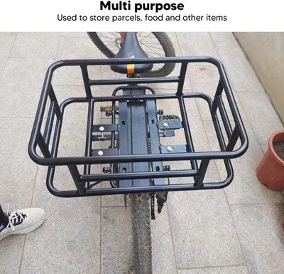 Immagine prodotto di Portabici pratico con elevata capacità di carico - Realizzato in metallo resistente all'acqua - Facile da montare - Supporto per parcheggio biciclette