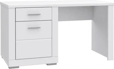 Produktbild von Furniture24 Schreibtisch SNOW SNWB21 weiß matt