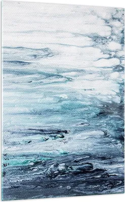 Produktbild von Bilder auf glas - Einteilig - Abstraktion Prellung Blau - 70x100cm - Glasbilder - Wandbilder - Bilder - Wanddekoration aus Glas - Glas Bilder - Wandbild auf Glas - GPA70x100-4380