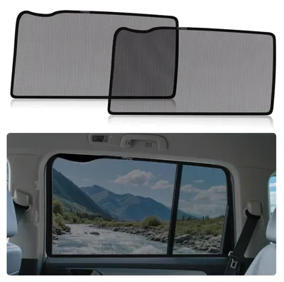 Produktbild von Auto Sonnenschutz Seitenscheibe VW Sharan 2012-2019 Magnetisch Faltbar UV-Schutz