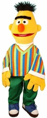 Produktbild von Living Puppets Handpuppe Bert Sesamstrasse klein 35cm SE301
