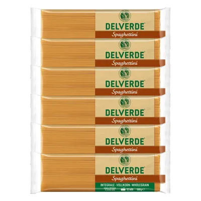 Immagine prodotto di Spaghettini integrali Delverde pasta integrale 500g confezione da 6 pezzi