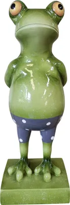 Produktbild von Dekofigur Frosch stehend 30 cm bunt