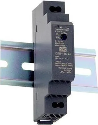 Obrázek produktu pro MEAN WELL DDR-15L-24 Napájecí zdroj a měnič napětí 15 W (DDR-15L-24)