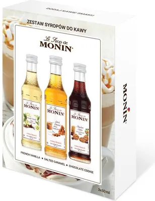 Obrázek produktu pro Monin barmanský sirup na kávu 3x50 ml