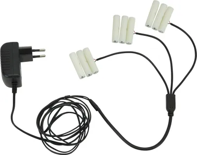 Produktbild von Netzadapter für Batterieartikel(3xAAA) - Batterie Eliminator - Ersetzt 3 x 3 Microbatterien