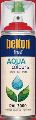 Produktbild von belton free Lackspray AQUAcolours 400 ml feuerrot matt