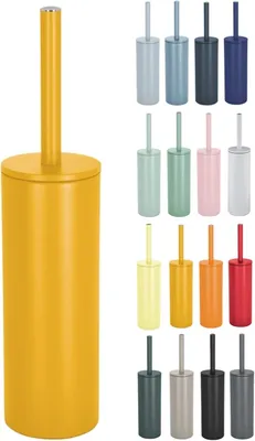Productafbeelding van Spirella Akira, toiletborstel met houder, geel, staal, 95 mm, 95 mm, 400 mm