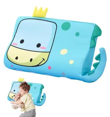 Imagen del producto de Solidchoice: Almohada de espuma viscoelástica ergonómica para niños, con diseño de dinosaurio