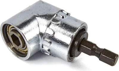 Immagine prodotto di Adattatore per trapano angolare a 90 gradi, convertitore ad angolo, attacco per mandrino elettrico, 1/4'' cacciavite a taglio esagonale porta-inserti, avvitatore per foratura in spazi ristretti